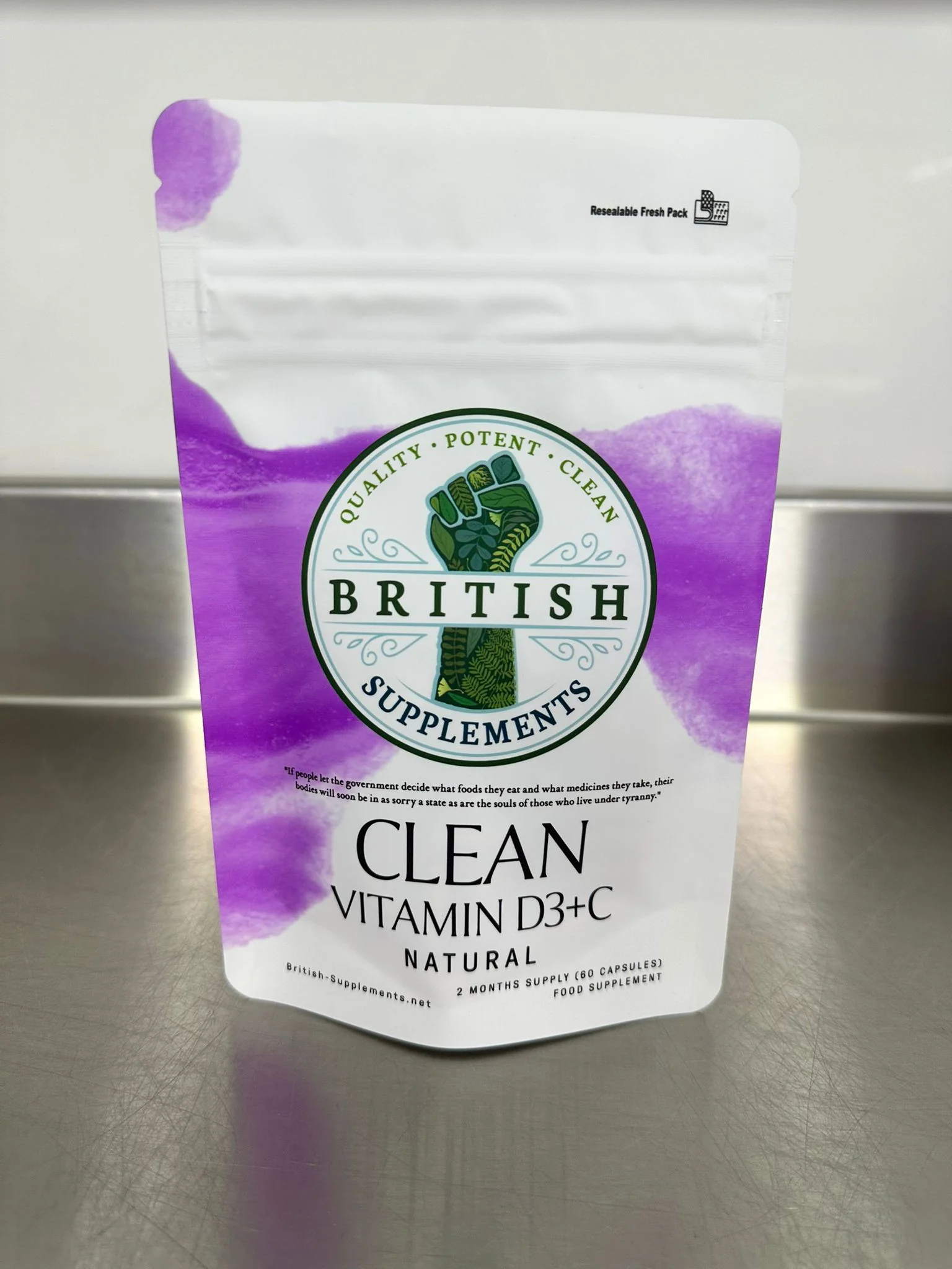 Clean Vitamin D3 + Natural Vitamin C - Image 3