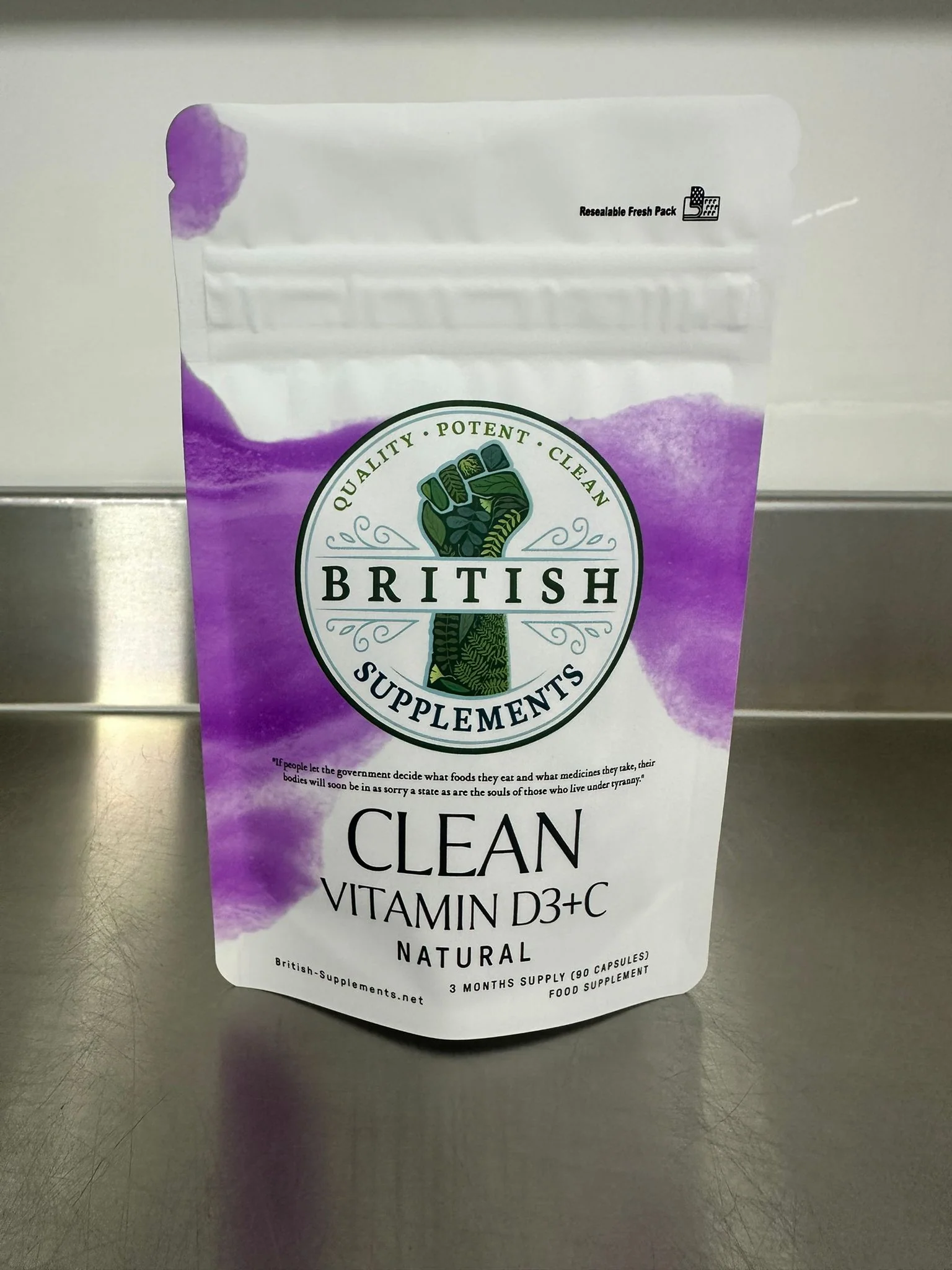 Clean Vitamin D3 + Natural Vitamin C - Image 4