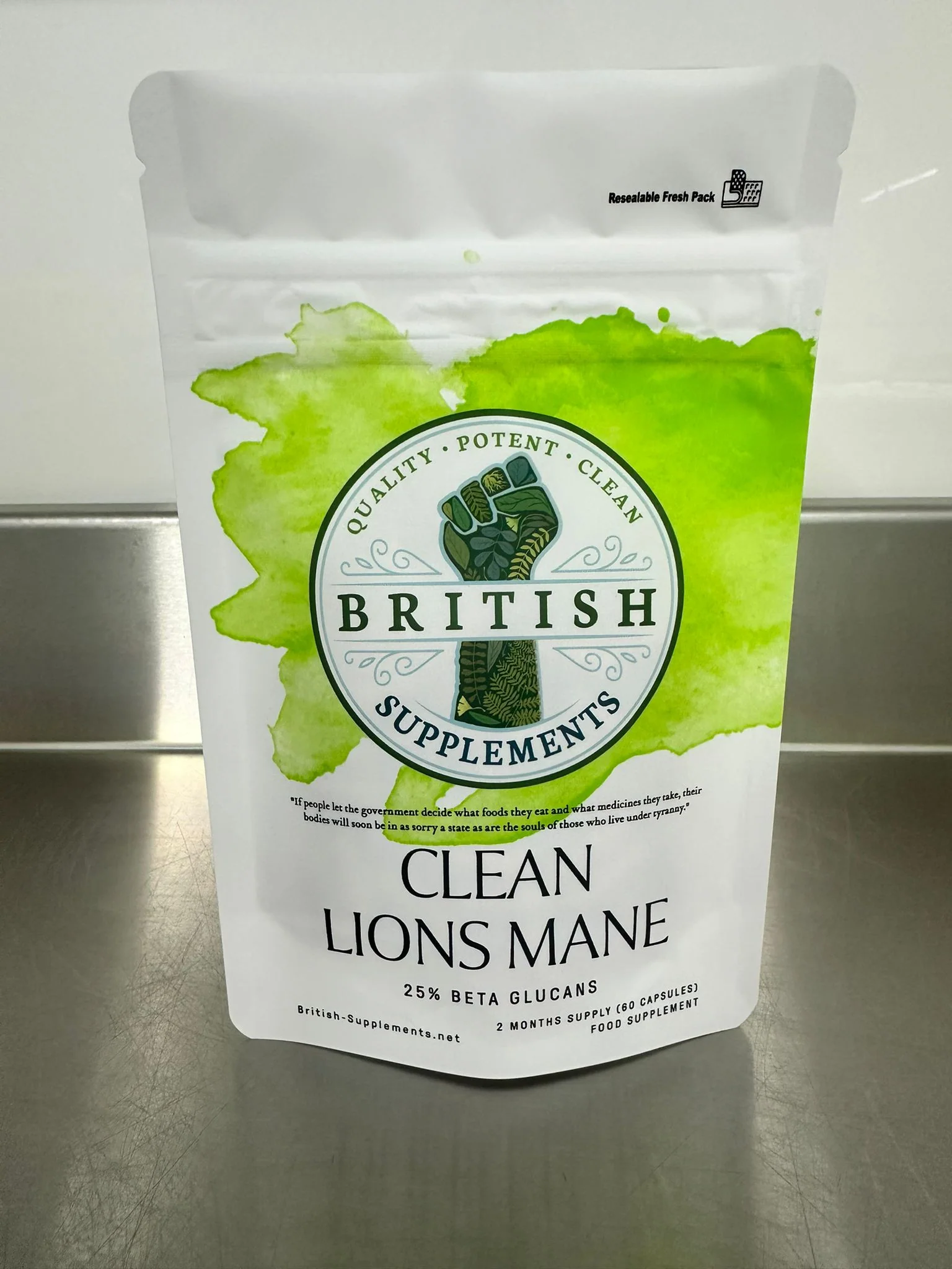 Lions Mane Extract 451mg (Beta Glucans 112mg) - Image 3