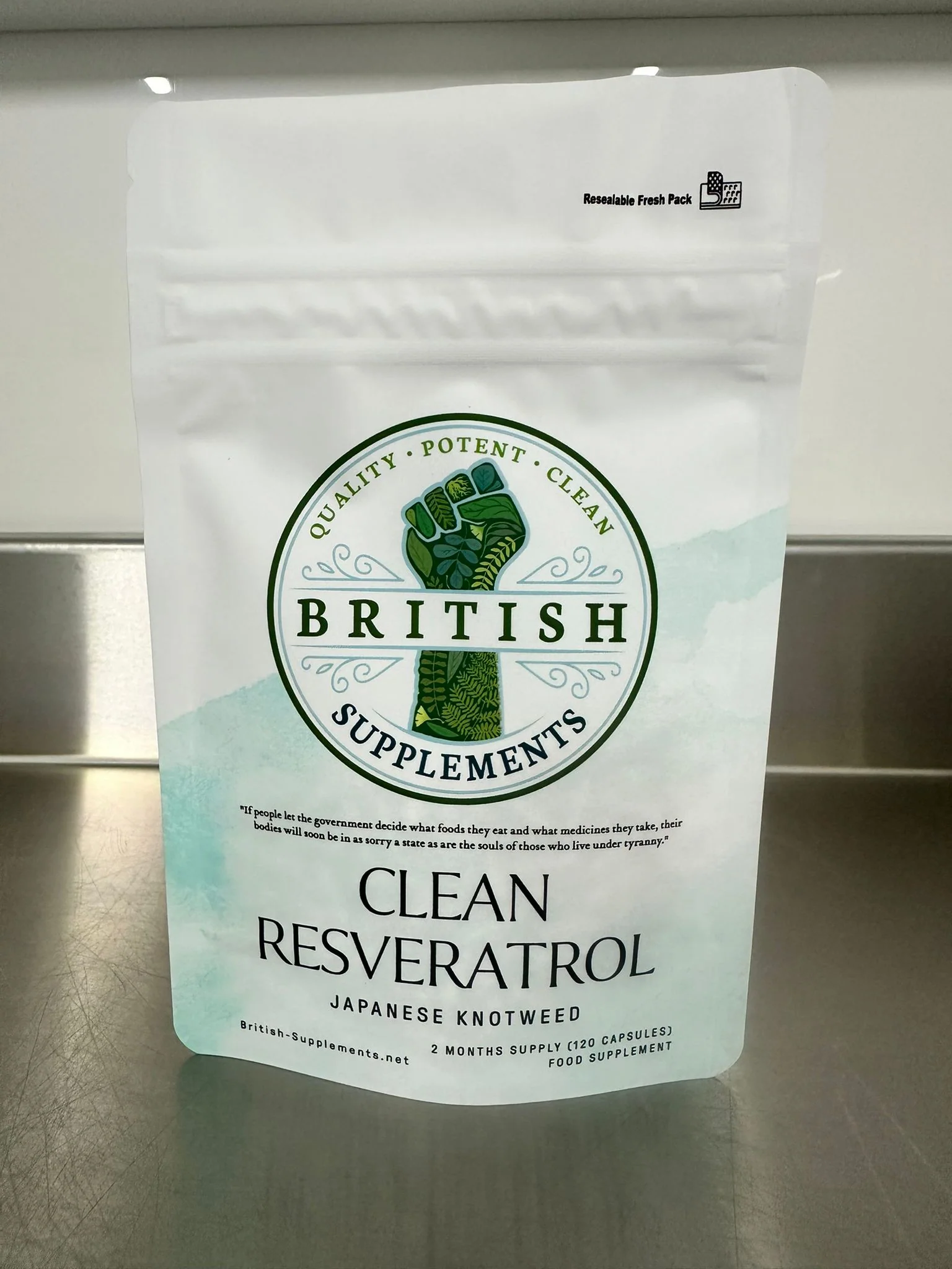 Clean Genuine Trans Resveratrol 340.8mg + 38.6mg uptake blend - Image 3