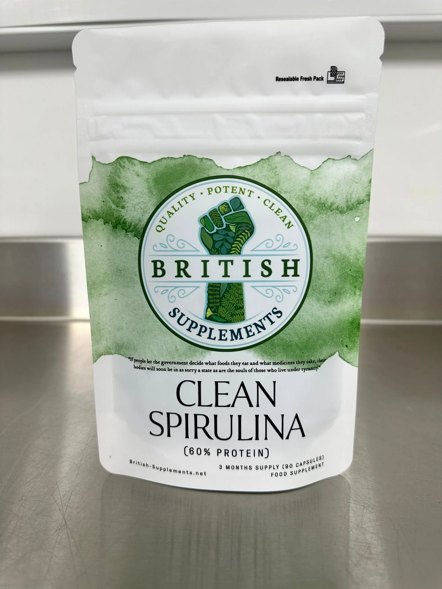 Clean Spirulina 671.4mg (60% Protein) + Uptake Blend - Image 4